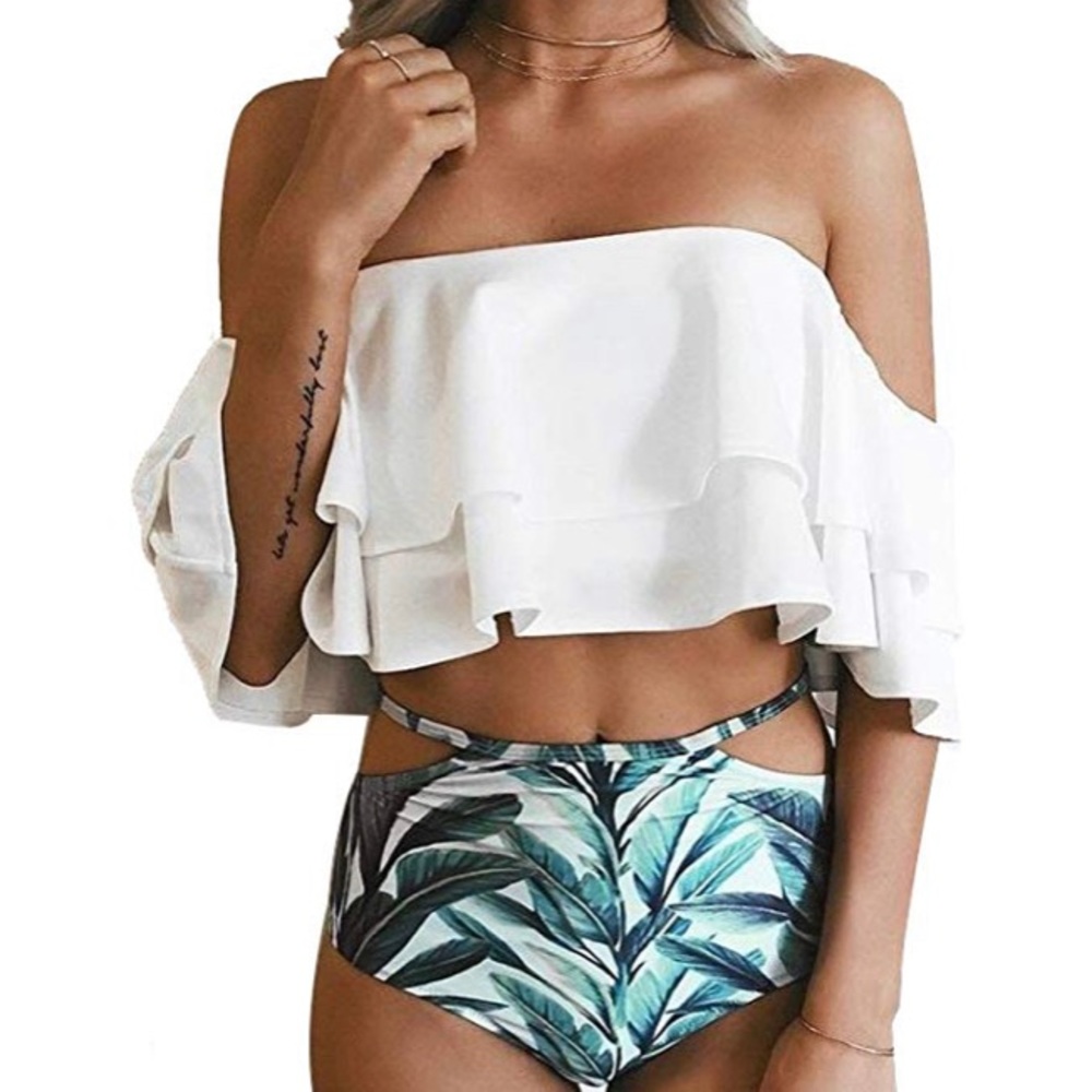 High waisted bikini bottoms!